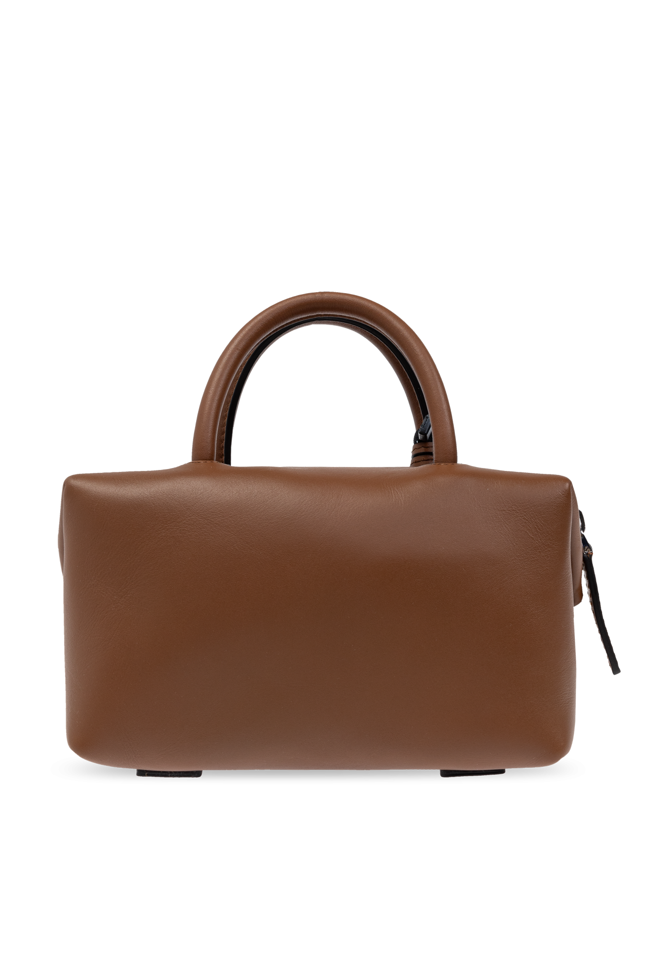 LOVITT CROC EMBOSSED small top handle bag some - Brown